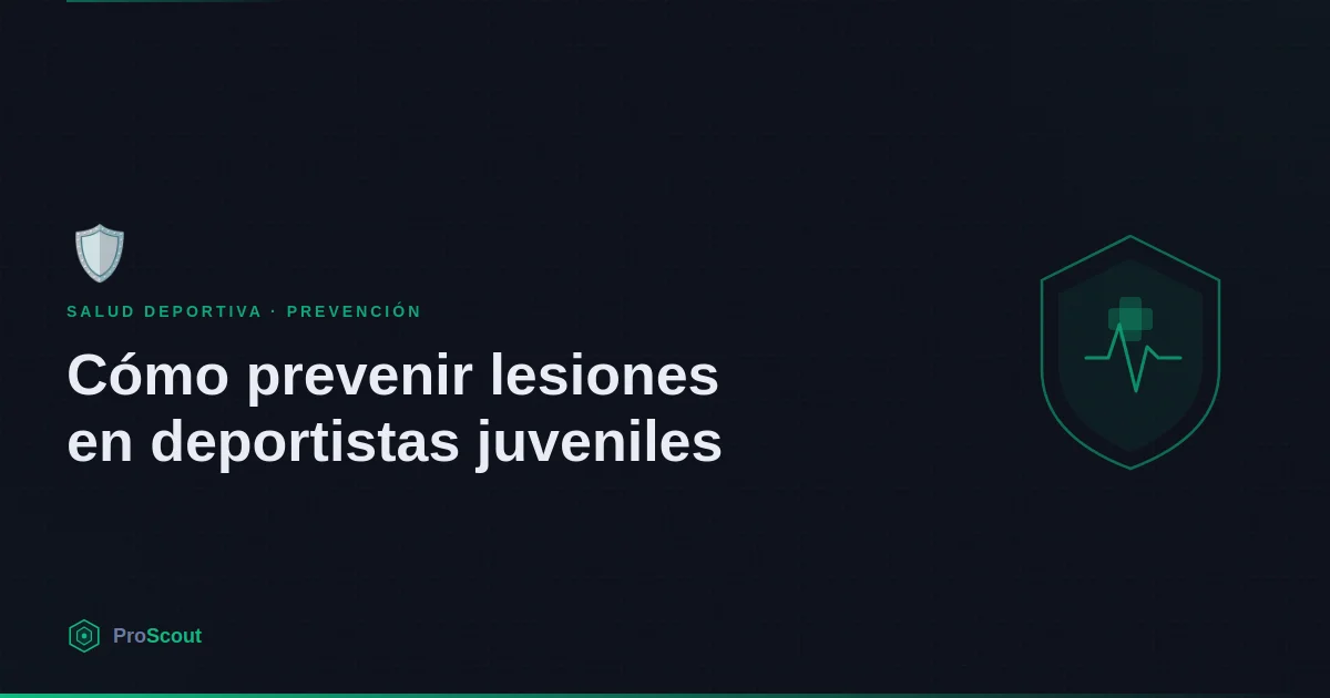 Cómo prevenir lesiones en deportistas juveniles: guía para padres